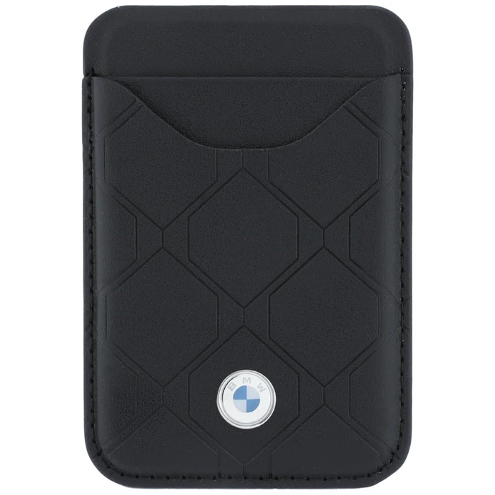 BMW Quilted Pattern Metal Logo Apple iPhone 18 Pro Max / 17 Pro Max black