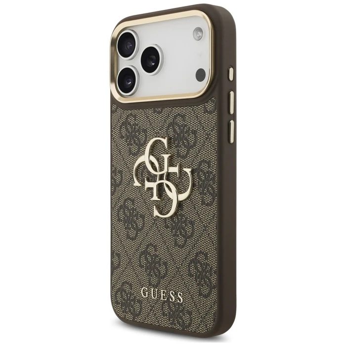 Guess 4G Big 4G Classic Logo Big Strap Metal Buttons Apple iPhone 18 Pro / 17 Pro brown