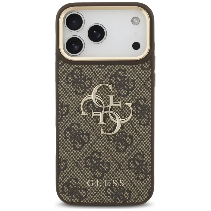 Guess 4G Big 4G Classic Logo Big Strap Metal Buttons Apple iPhone 18 Pro / 17 Pro brown