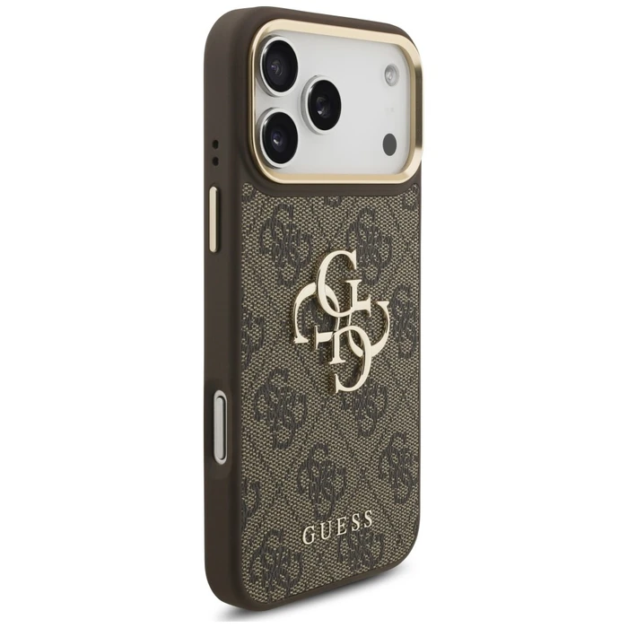 Guess 4G Big 4G Classic Logo Big Strap Metal Buttons Apple iPhone 18 Pro / 17 Pro brown