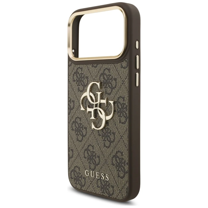 Guess 4G Big 4G Classic Logo Big Strap Metal Buttons Apple iPhone 18 Pro / 17 Pro brown