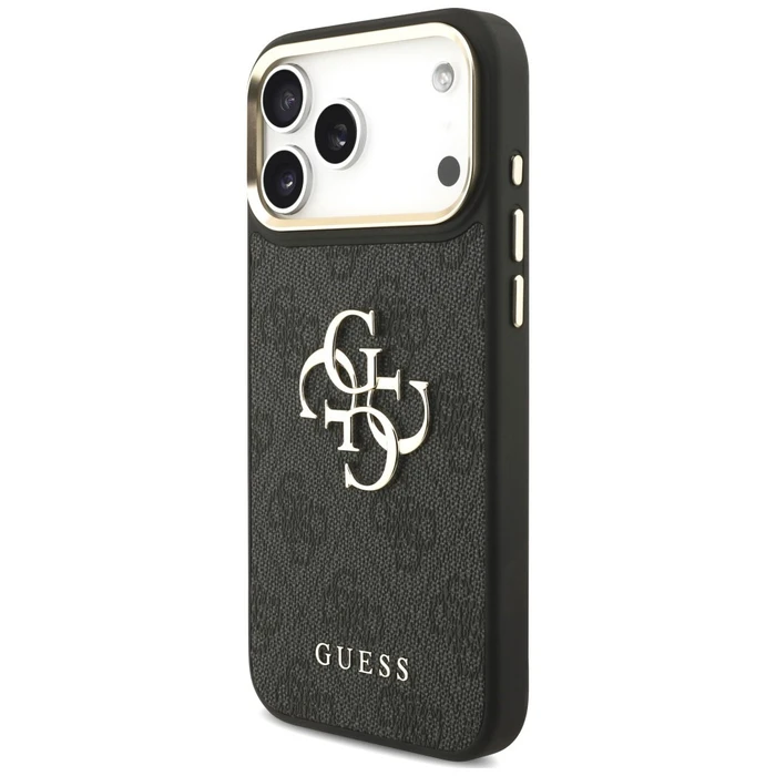 Guess 4G Big 4G Classic Logo Big Strap Metal Buttons Apple iPhone 18 Pro / 17 Pro black