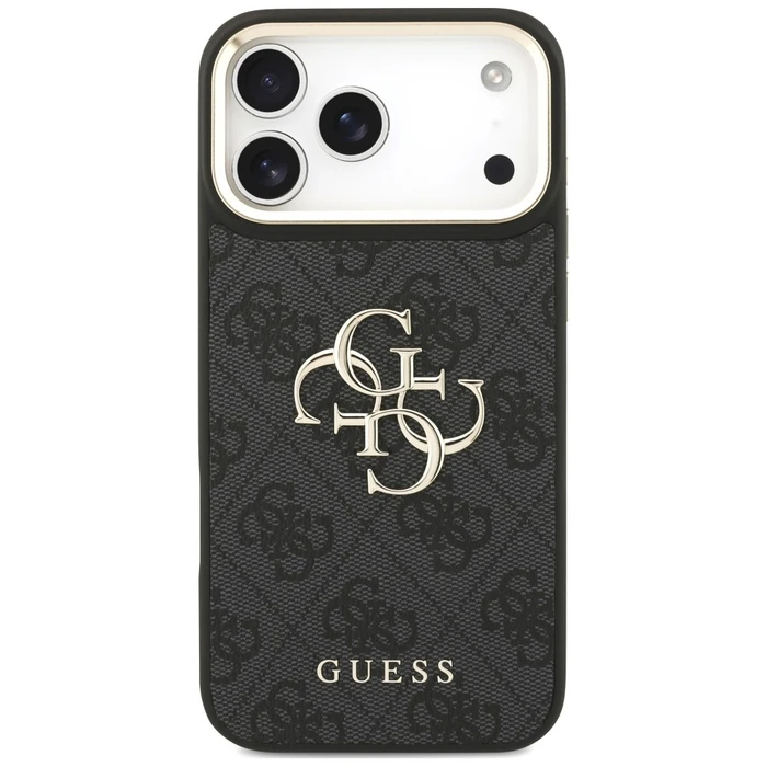 Guess 4G Big 4G Classic Logo Big Strap Metal Buttons Apple iPhone 18 Pro / 17 Pro black
