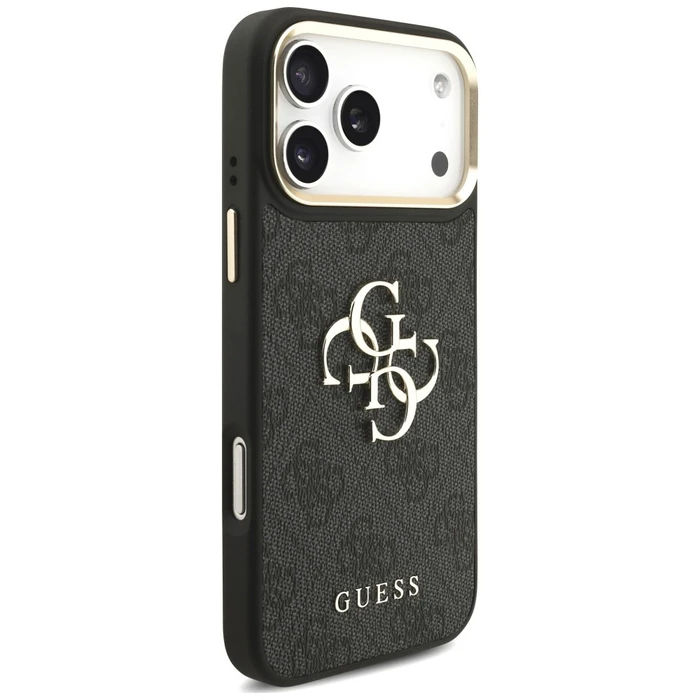 Guess 4G Big 4G Classic Logo Big Strap Metal Buttons Apple iPhone 18 Pro / 17 Pro black