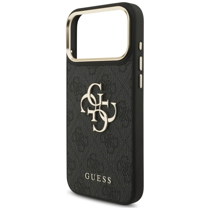 Guess 4G Big 4G Classic Logo Big Strap Metal Buttons Apple iPhone 18 Pro / 17 Pro black
