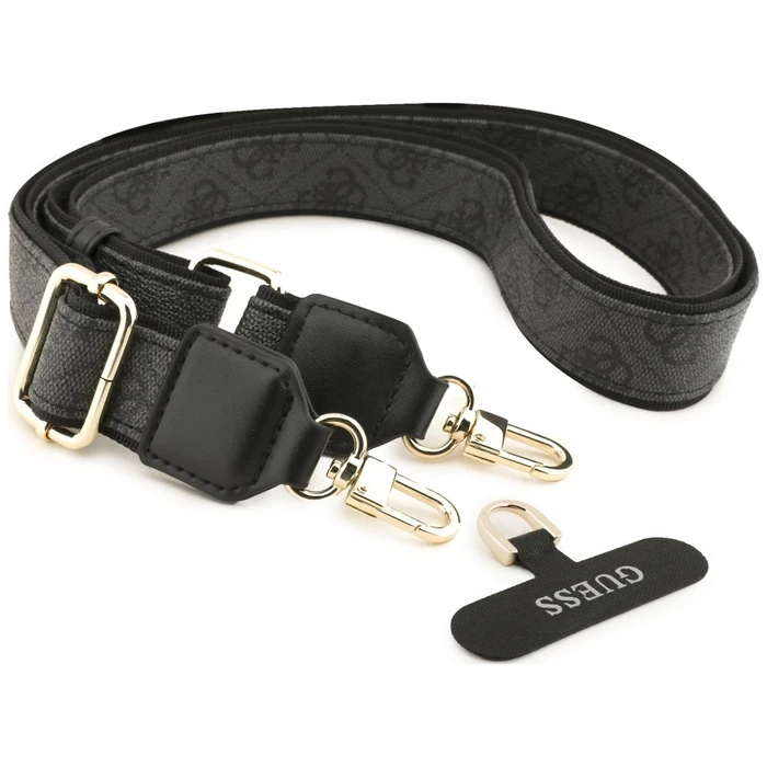 Guess 4G Big 4G Classic Logo Big Strap Metal Buttons Apple iPhone 18 Pro / 17 Pro black