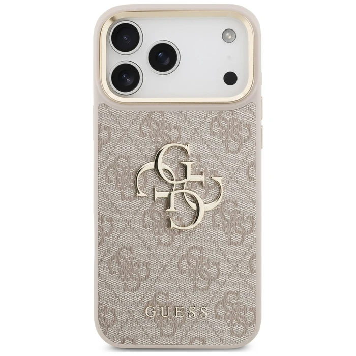 Guess 4G Big 4G Classic Logo Big Strap Metal Buttons Apple iPhone 18 Pro / 17 Pro pink