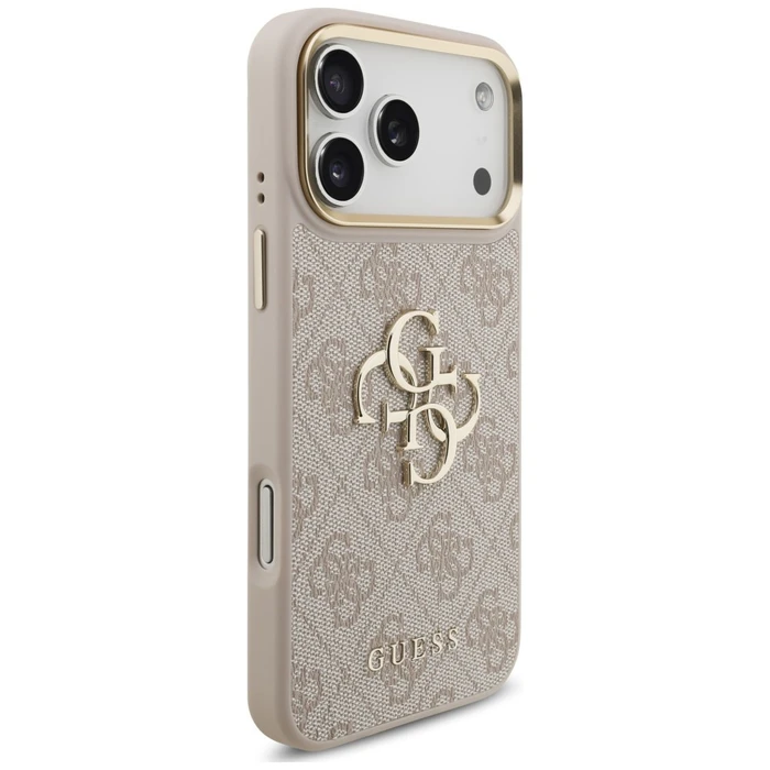 Guess 4G Big 4G Classic Logo Big Strap Metal Buttons Apple iPhone 18 Pro / 17 Pro pink