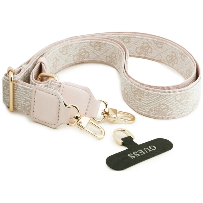 Guess 4G Big 4G Classic Logo Big Strap Metal Buttons Apple iPhone 18 Pro / 17 Pro pink