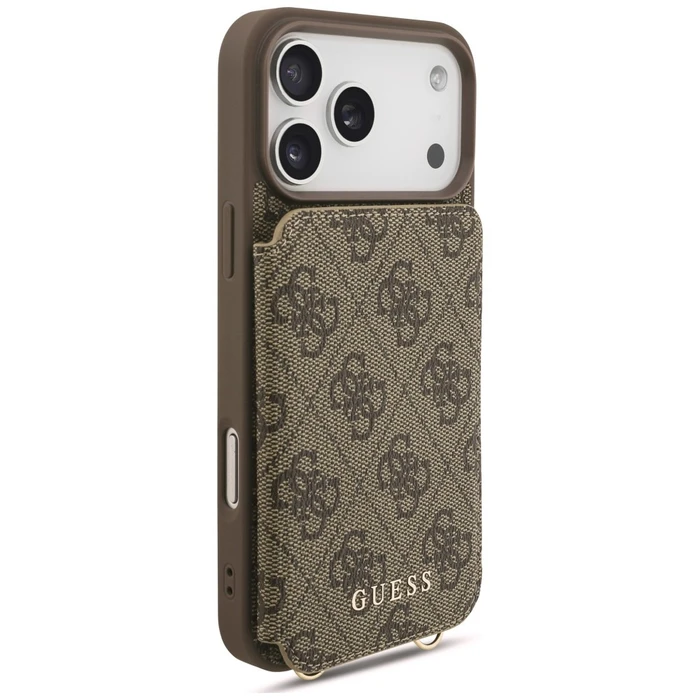 Guess 4G Cardslots & Magnetic Closure Crossbody Apple iPhone 18 Pro / 17 Pro brown