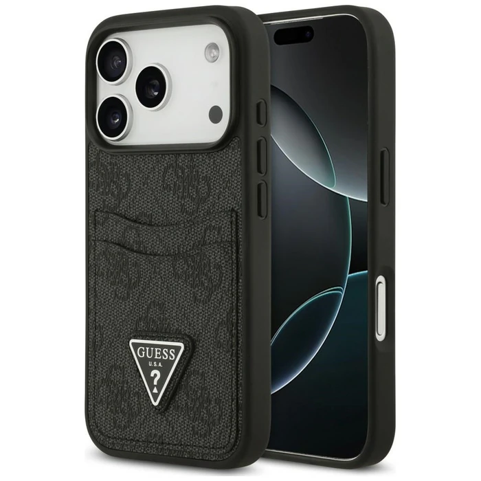 Guess 4G Double Card Triangle Apple iPhone 18 Pro / 17 Pro black