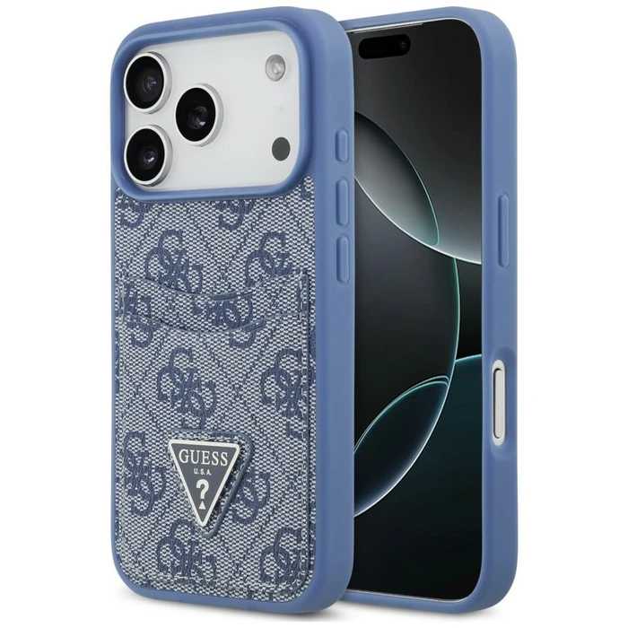 Guess 4G Double Card Triangle Apple iPhone 18 Pro / 17 Pro blue