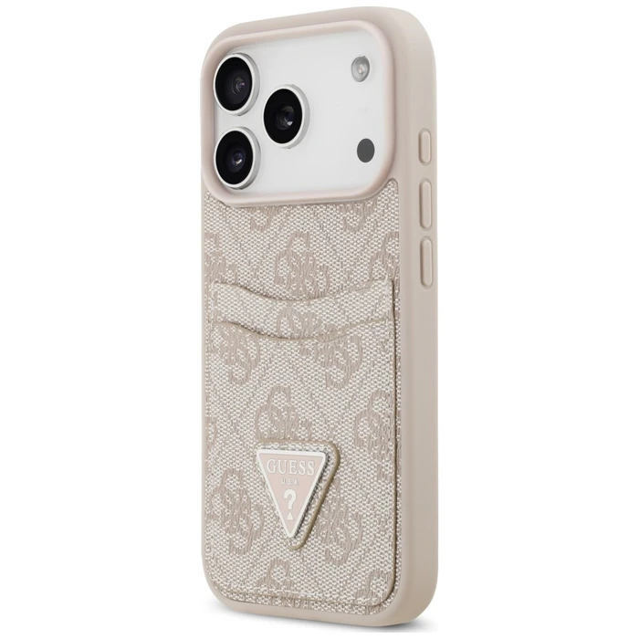 Guess 4G Double Card Triangle Apple iPhone 18 Pro / 17 Pro pink