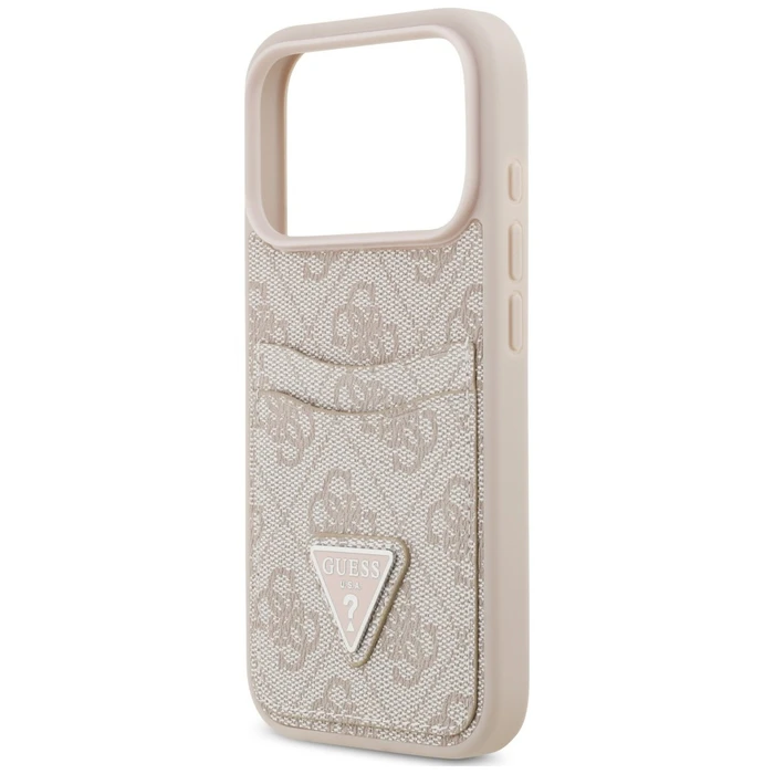 Guess 4G Double Card Triangle Apple iPhone 18 Pro / 17 Pro pink