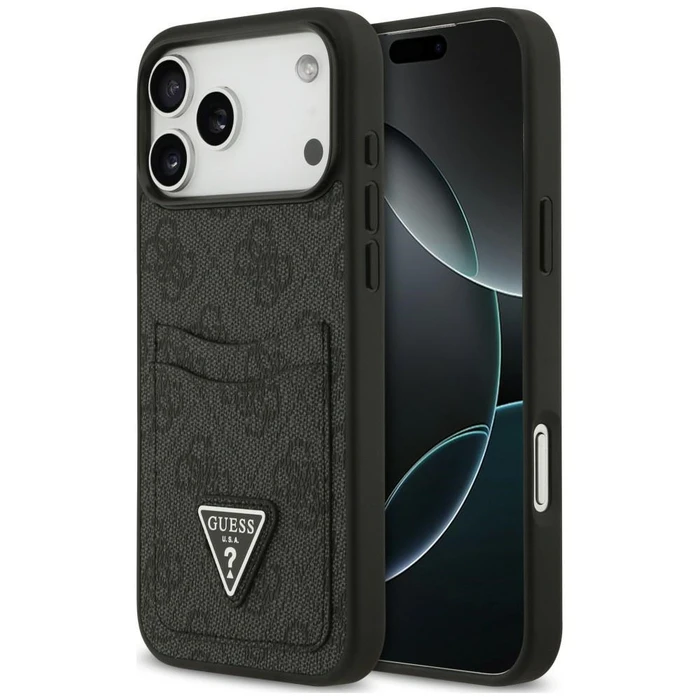 Guess 4G Double Card Triangle Apple iPhone 18 Pro Max / 17 Pro Max black