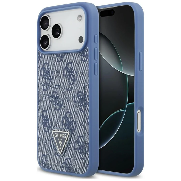 Guess 4G Double Card Triangle Apple iPhone 18 Pro Max / 17 Pro Max blue
