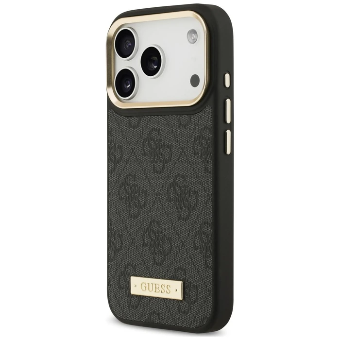 Guess 4G Logo Plate MagSafe Apple iPhone 18 Pro / 17 Pro black