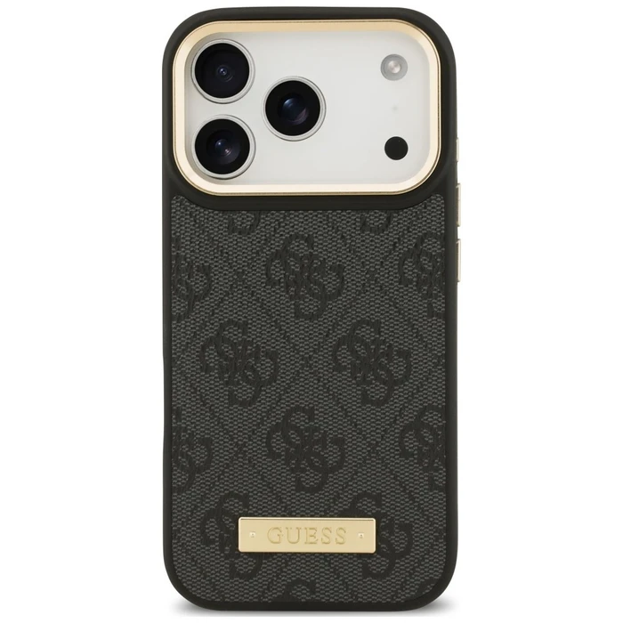 Guess 4G Logo Plate MagSafe Apple iPhone 18 Pro / 17 Pro black
