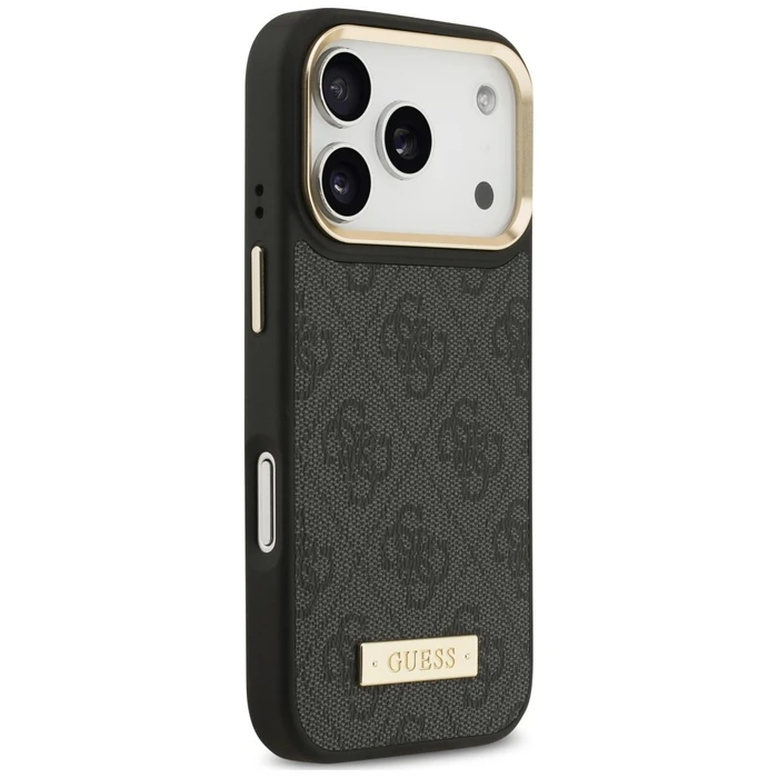 Guess 4G Logo Plate MagSafe Apple iPhone 18 Pro / 17 Pro black