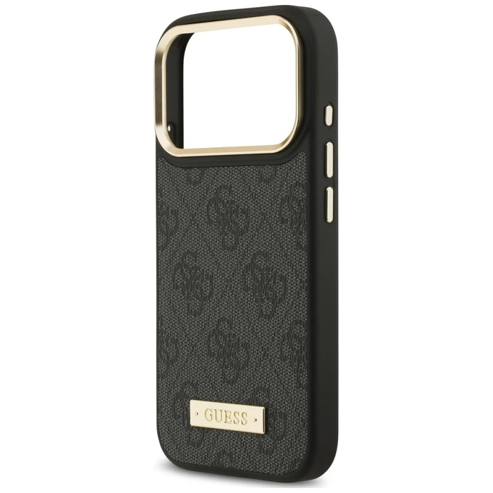 Guess 4G Logo Plate MagSafe Apple iPhone 18 Pro / 17 Pro black