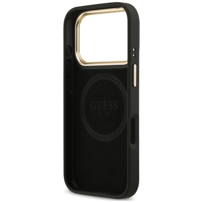 Guess 4G Logo Plate MagSafe Apple iPhone 18 Pro / 17 Pro black
