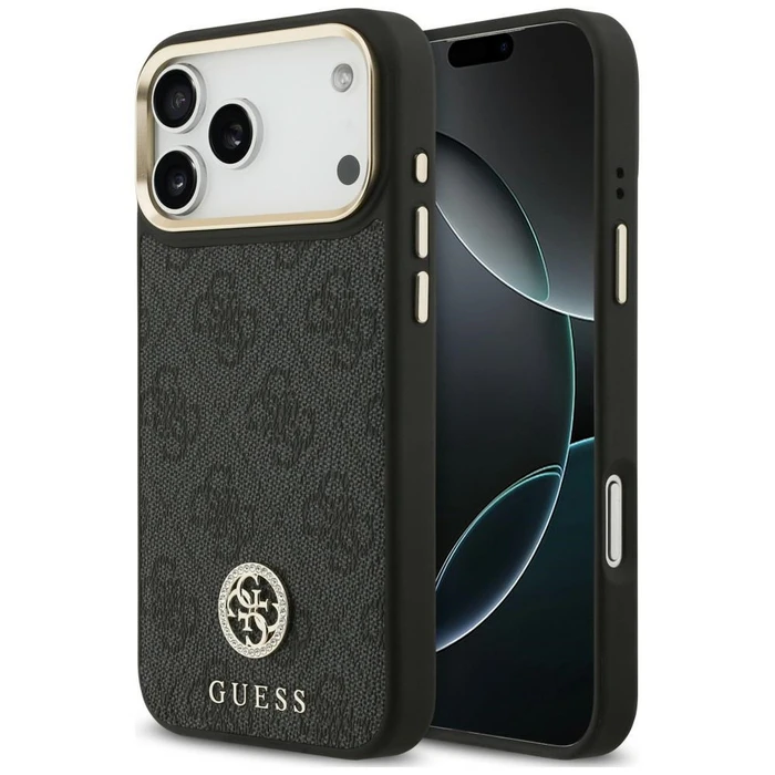 Guess 4G Strass Logo MagSafe Apple iPhone 18 Pro Max / 17 Pro Max black