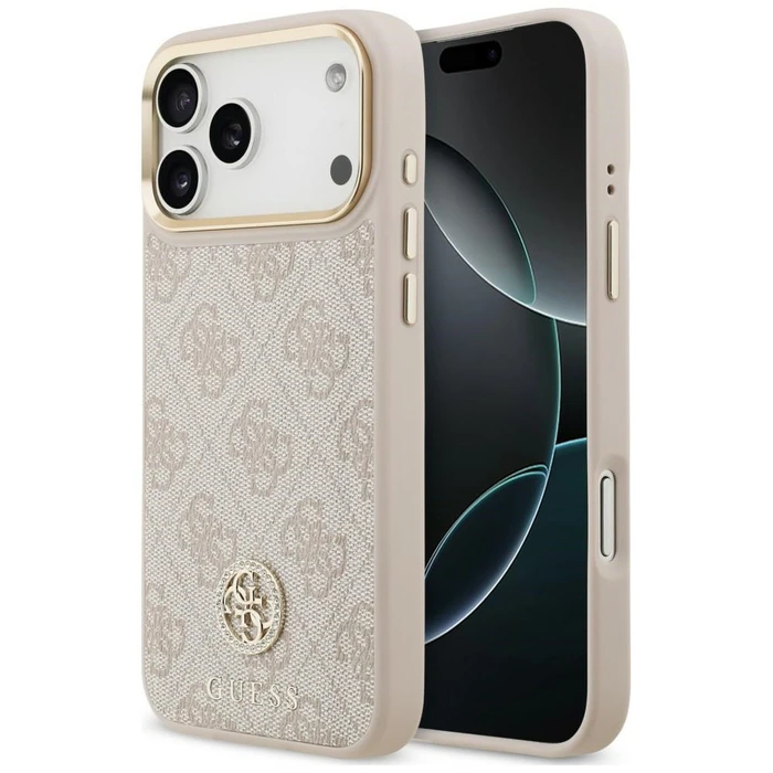 Guess 4G Strass Logo MagSafe Apple iPhone 18 Pro Max / 17 Pro Max pink