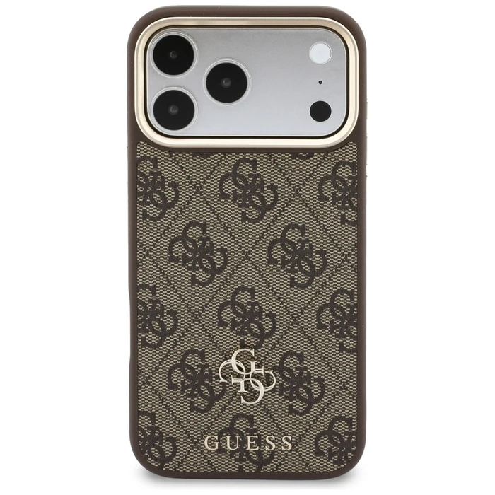 Guess 4G with a wallet and a lanyard MagSafe Apple iPhone 18 Pro / 17 Pro brown