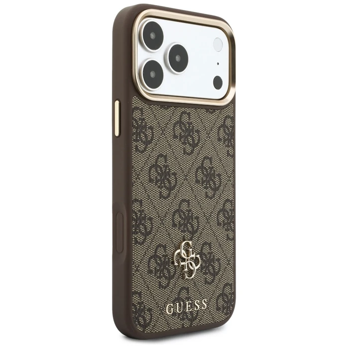 Guess 4G with a wallet and a lanyard MagSafe Apple iPhone 18 Pro / 17 Pro brown