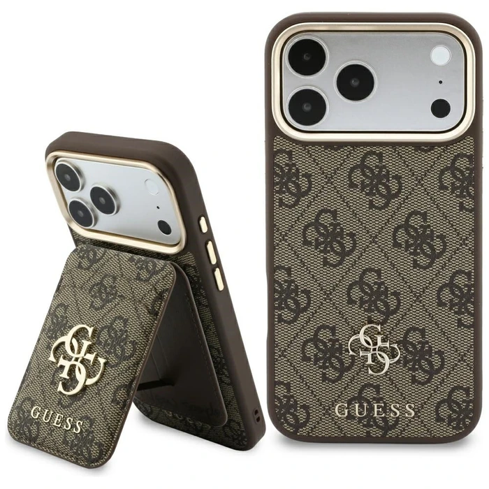 Guess 4G with a wallet MagSafe Apple iPhone 18 Pro Max / 17 Pro Max brown