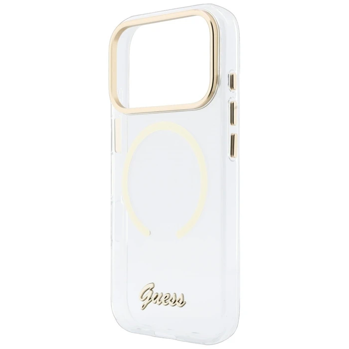 Guess IML Script Metal MagSafe Apple iPhone 18 Pro / 17 Pro clear