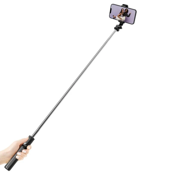 Selfie Stick Crong Compact Bluetooth tripod Black