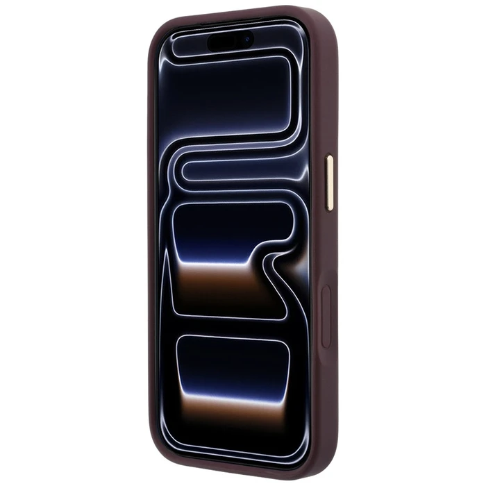 Guess Ring Stand 360 Grained Classic Logo MagSafe Apple iPhone 18 Pro / 17 Pro burgundy