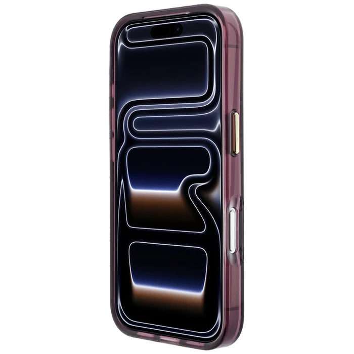 Karl Lagerfeld Peekaboo Logo MagSafe Apple iPhone 18 Pro / 17 Pro burgundy
