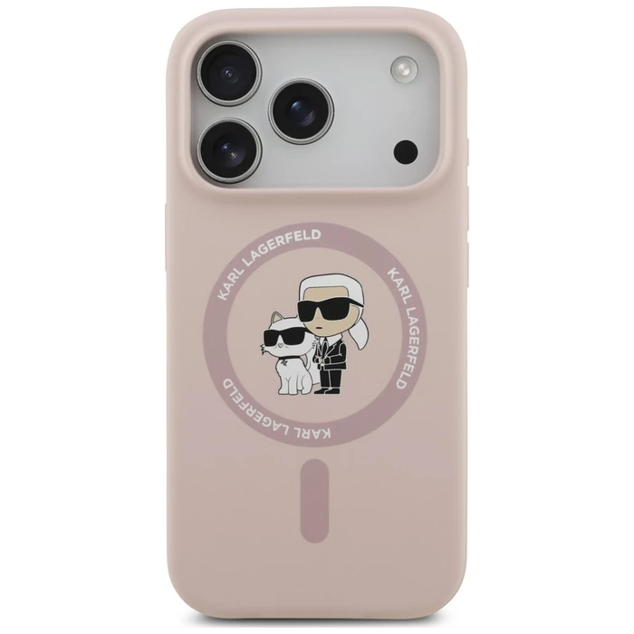 Karl Lagerfeld Silicone Karl&Choupette Ring MagSafe Apple iPhone 18 Pro / iPhone 17 Pro black