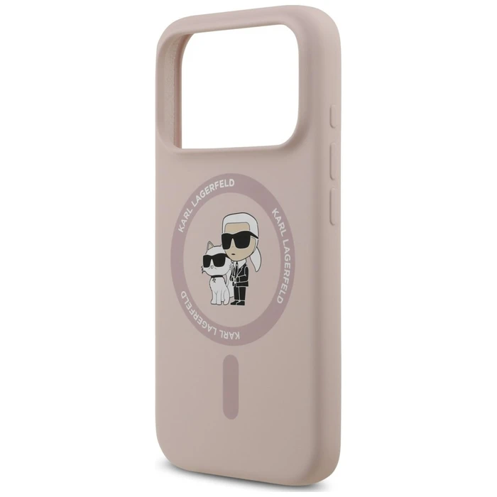 Karl Lagerfeld Silicone Karl&Choupette Ring MagSafe Apple iPhone 18 Pro / iPhone 17 Pro black