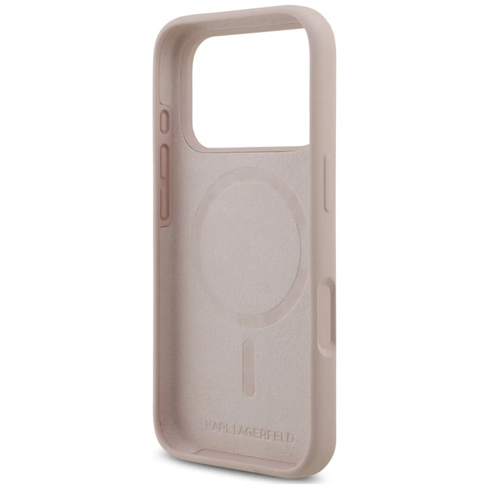 Karl Lagerfeld Silicone Karl&Choupette Ring MagSafe Apple iPhone 18 Pro / iPhone 17 Pro black