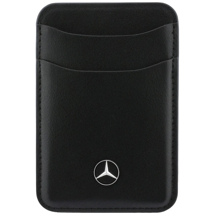 Mercedes Grill Pattern Leather MagSafe Apple iPhone 18 Pro / 17 Pro black