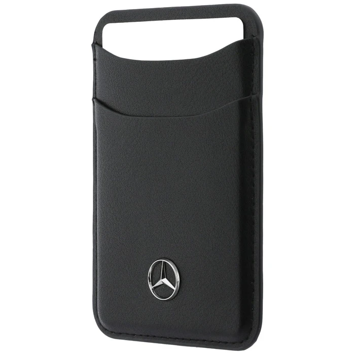 Mercedes Grill Pattern Leather MagSafe Apple iPhone 18 Pro / 17 Pro black