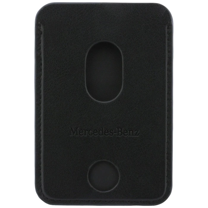 Mercedes Grill Pattern Leather MagSafe Apple iPhone 18 Pro / 17 Pro black