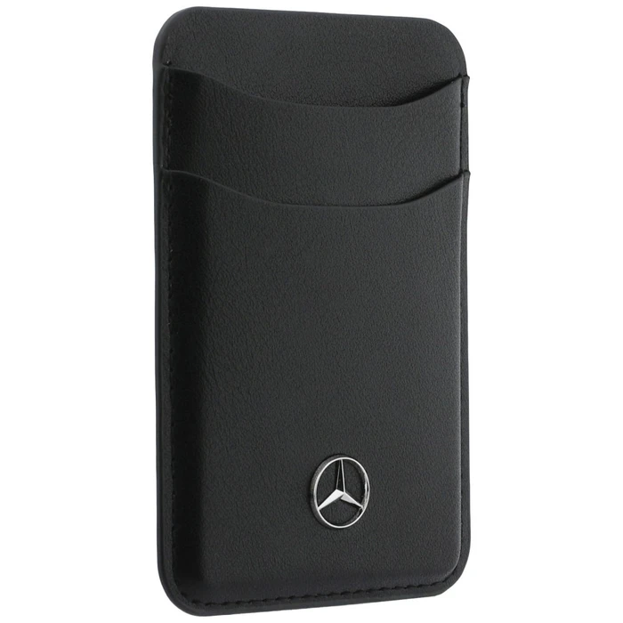 Mercedes Grill Pattern Leather MagSafe Apple iPhone 18 Pro / 17 Pro black