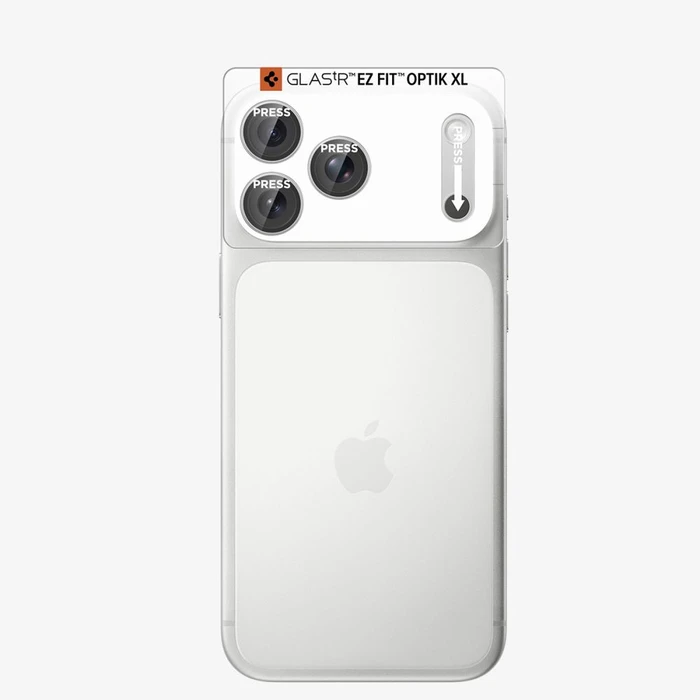 Spigen Optik Pro XL Glas.tr Ez Fit Camera Protector Apple iPhone 18 Pro Max Silver