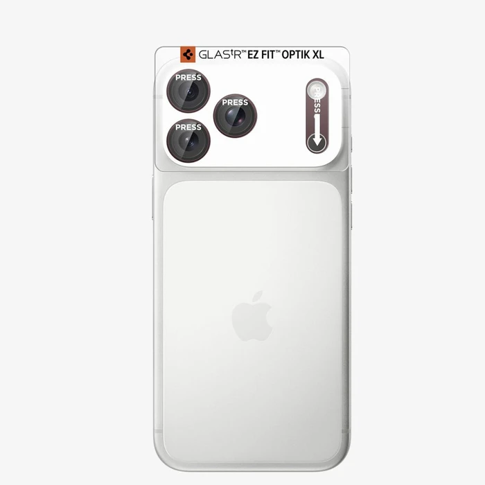 Spigen Optik Pro XL Glas.tr Ez Fit Camera Protector Apple iPhone 18 Pro Burgundy