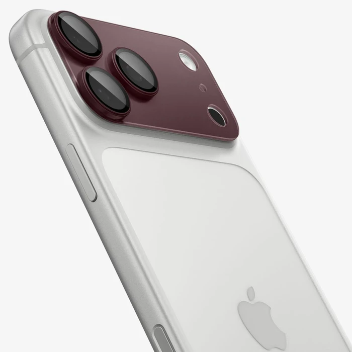 Spigen Optik Pro XL Glas.tr Ez Fit Camera Protector Apple iPhone 18 Pro Burgundy
