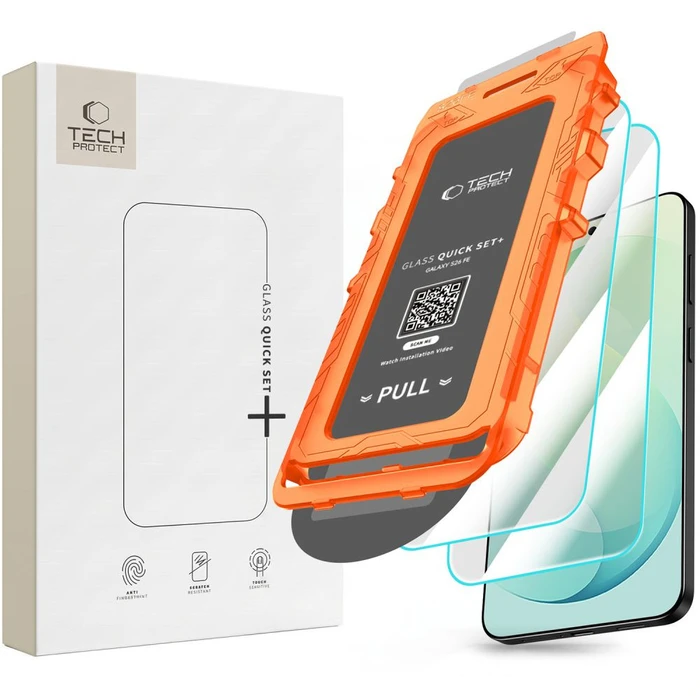 Tech-Protect Quick Set+ Samsung Galaxy S26 FE Clear [2 PACK]