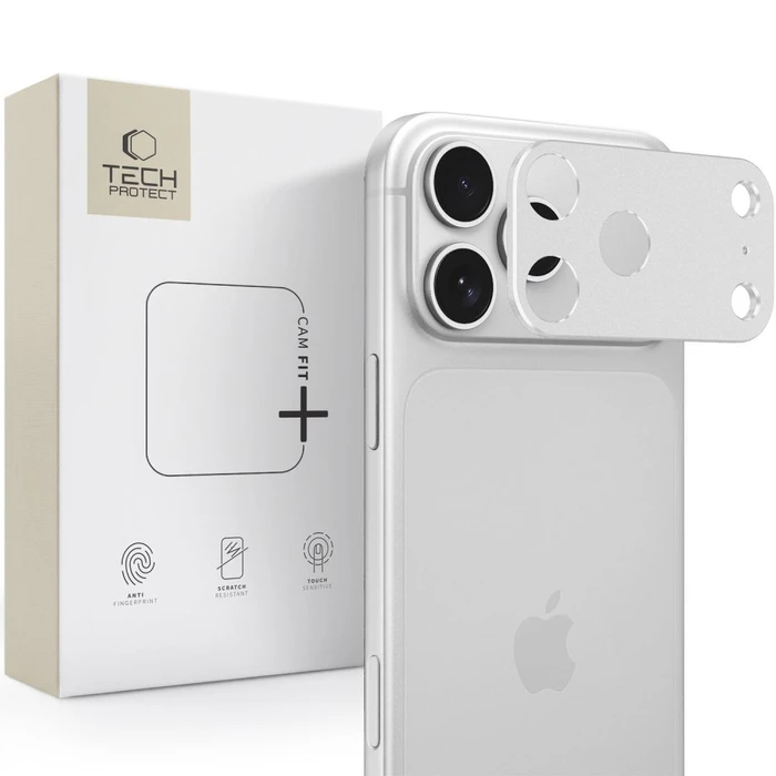 Tech-Protect Camalloy Fit+ Apple iPhone 18 Pro Max Silver