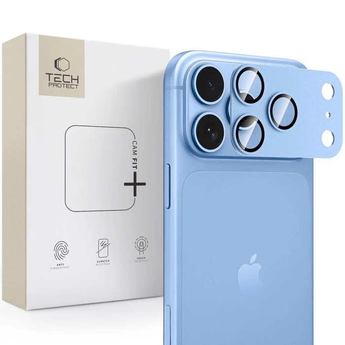Tech-Protect Camfull Fit+ Apple iPhone 18 Pro Max Light Blue