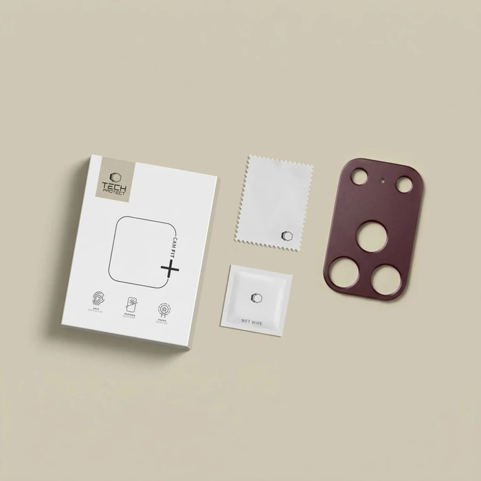 Tech-Protect Camalloy Fit+ Apple iPhone 18 Pro Burgundy