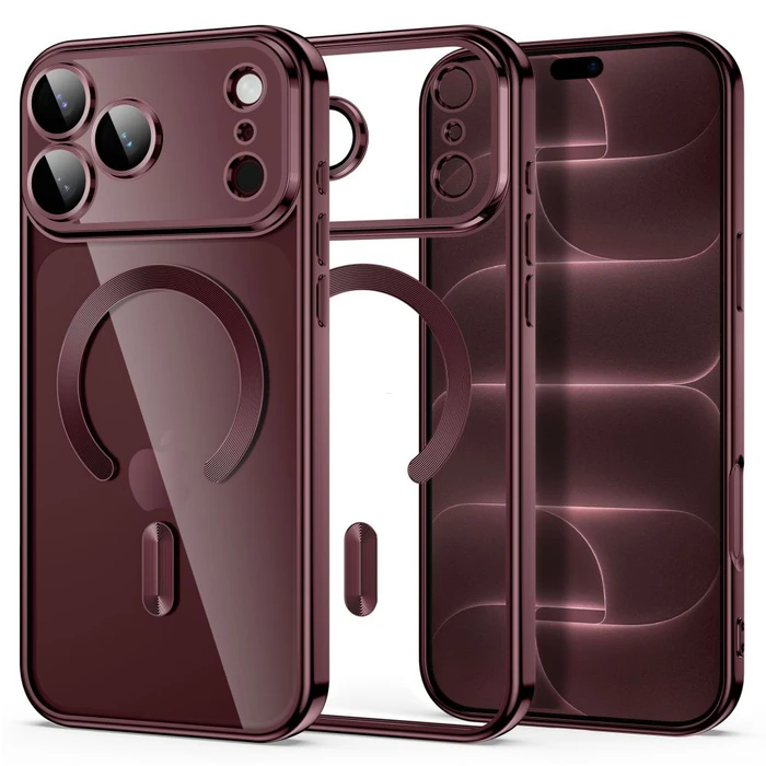 Tech-Protect Magflex MagSafe Apple iPhone 17 Pro / 18 Pro Shiny Burgundy