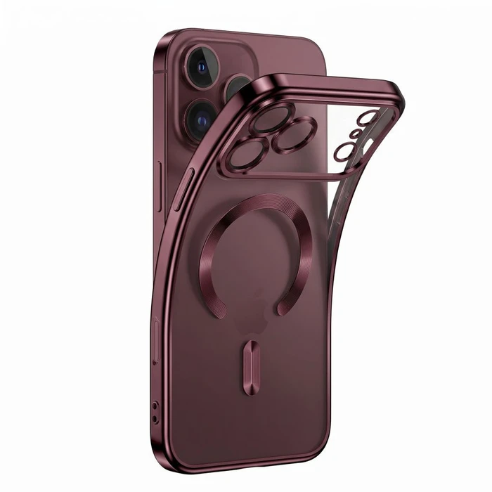 Tech-Protect Magflex MagSafe Apple iPhone 17 Pro Max / 18 Pro Max Shiny Burgundy